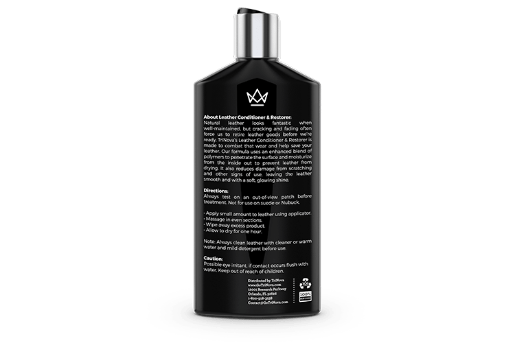 Trinova - Leather Cleaner & Conditioner - Limpiador y acondicionar de piel natural para muebles, ropa y otras superficies de cuero