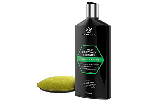 Trinova - Leather Cleaner & Conditioner - Limpiador y acondicionar de piel natural para muebles, ropa y otras superficies de cuero