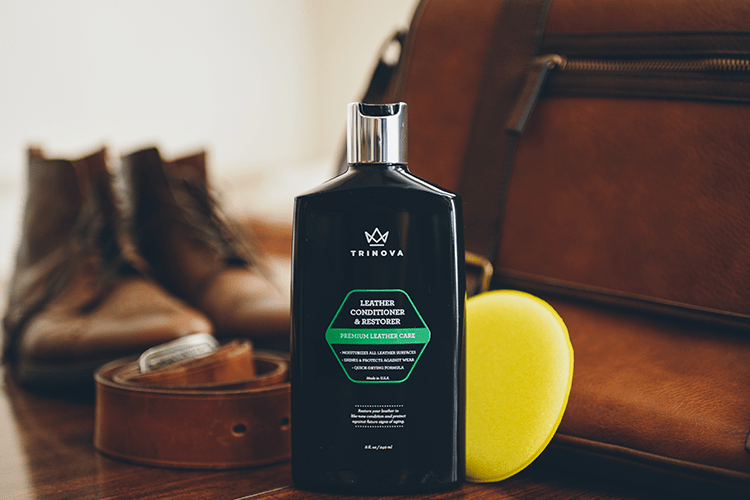 Trinova - Leather Cleaner & Conditioner - Limpiador y acondicionar de piel natural para muebles, ropa y otras superficies de cuero