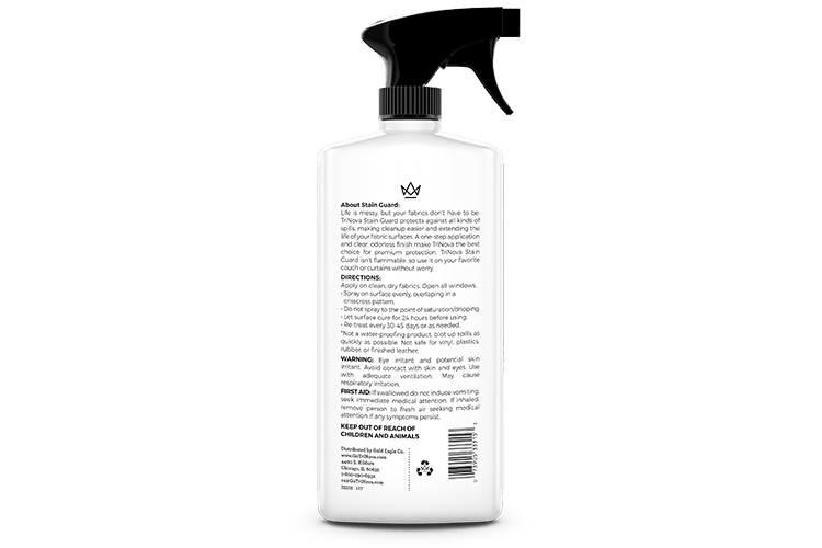 Trinova - Stain Guard - Limpiador y Protector Contra Manchas para Muebles de Tela